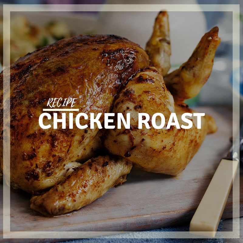 Chicken Roast Recipe in Urdu – Pakistani Roast Chicken | AlizFoods ...