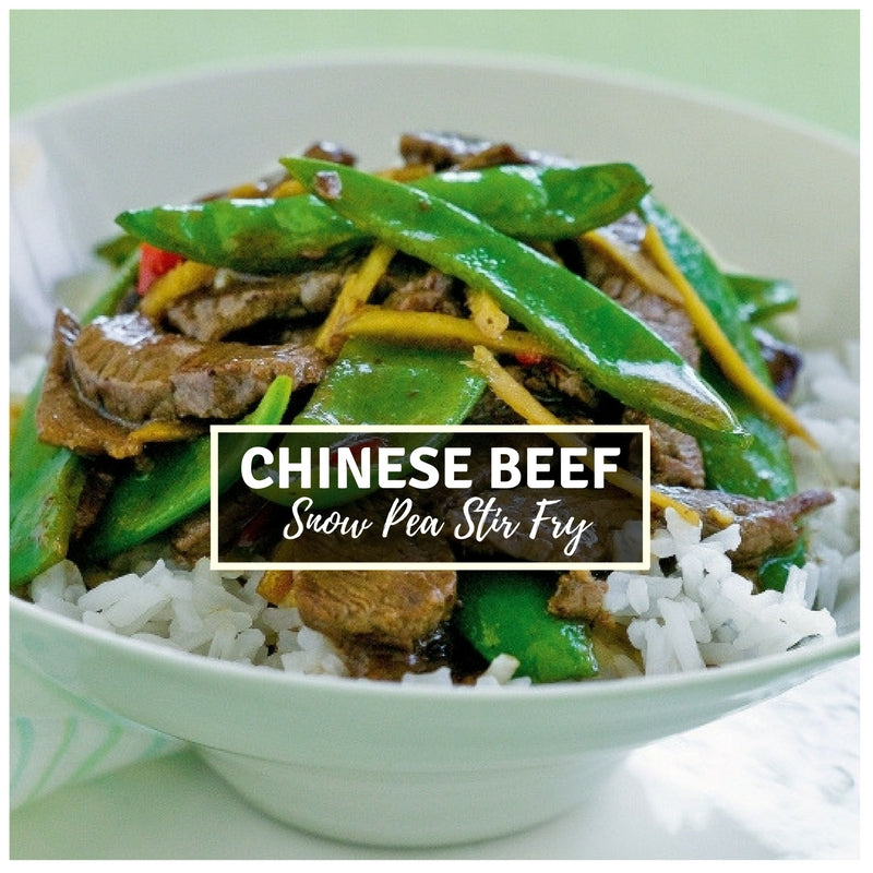 Chinese Beef and Snow Pea Stir Fry Recipe