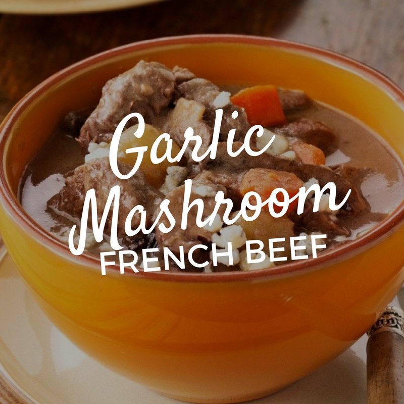 Garlic Mushroom French Beef Stew