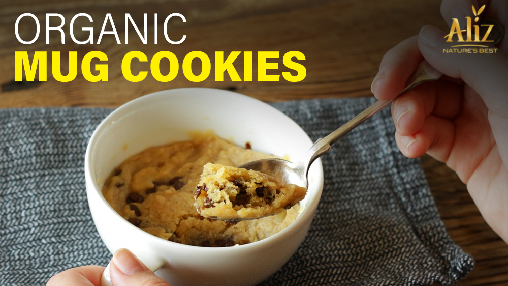 Get the best organic mug cookies within a minute!