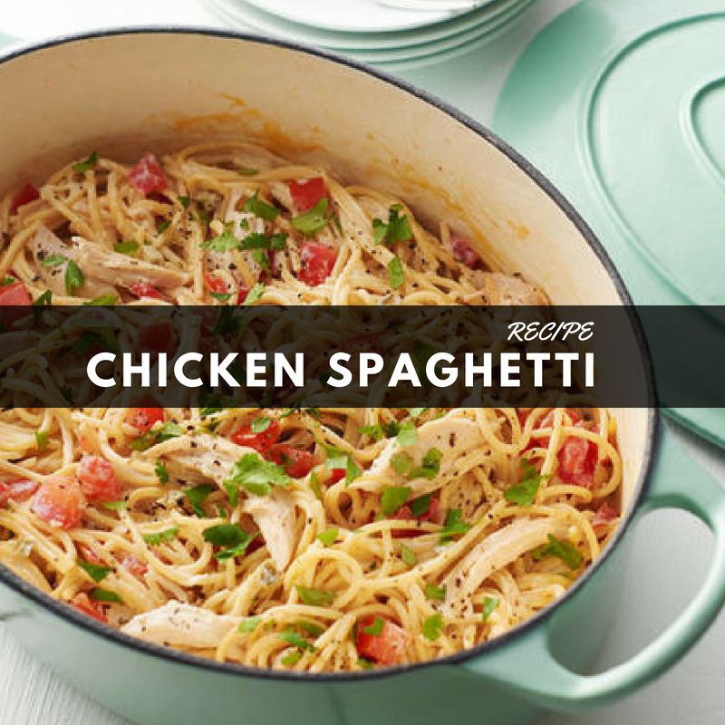 Spicy Chicken Spaghetti Recipe in English